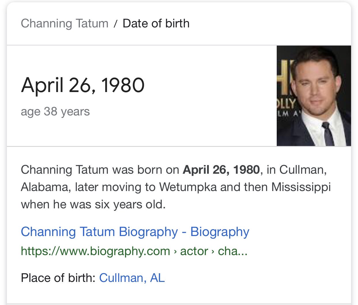 Happy taurus season i share a birthday with channing tatum 