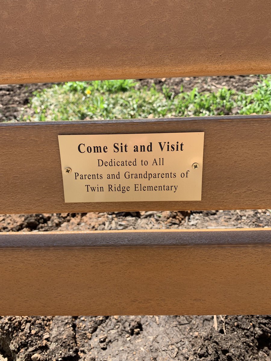 Thank you to the Niper Family!  New benches installed in memory on Donald Niper, grandfather, father and friend.