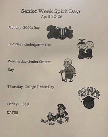 SENIOR SPIRIT WEEK!