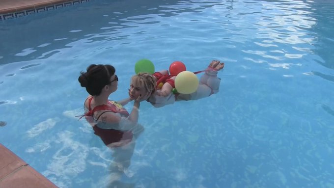 Water Bondage, Balloons, Hogties and sexy, sexy girls. More coming from Spain! Lew Rubens, Kaecie James<a href="/tag/pool"class="tags"><span>#pool</span></a><a href="/tag/funtimes"class="tags"><span>#funtimes</span></a><a href="/tag/balloons"class="tags"><span>#balloons</span></a><a href="/tag/bondage"class="tags"><span>#bondage</span></a><a href="/tag/ropebondage"class="tags"><span>#ropebondage</span></a>