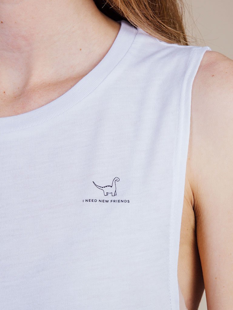 I need new #friends...yup, it's a shirt with a #dinosaur on it, enough said? Shop your dino friend tank now and take 30% off during our spring #sale with #promo code SPR30 till April 28
.
.
For each item sold, FBNW gives a bag of groceries to a child in need in the U.S.