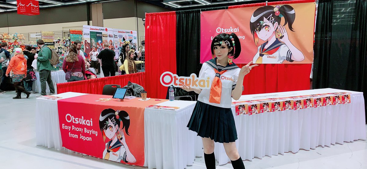 VividVision22's tweet photo. I’m Otsukai-Chan today at @OtsukaiJP booth 518 at @SakuraCon 💕 https://t.co/BRj5bFU4cW