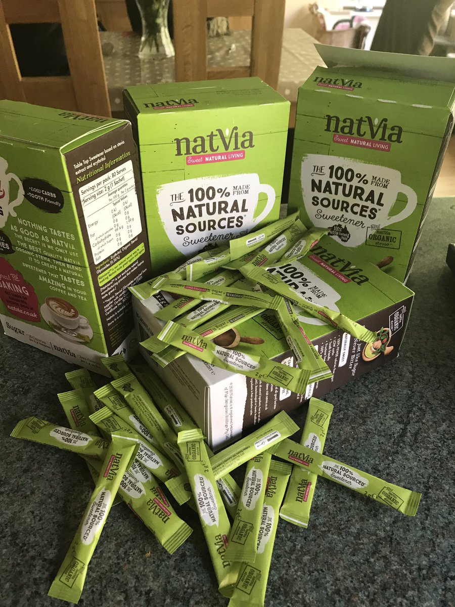 BDubleYou's tweet photo. Thank you @natviauk it’s good for the soul to be listened to. Natvia is 100% natural - and that’s also good for you. https://t.co/5PLxgR64QQ