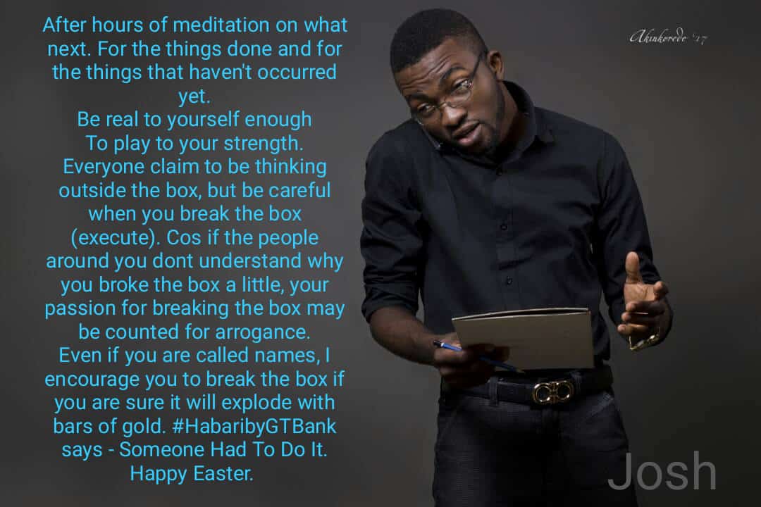 Josh18724220's tweet image. Hi @gtbank , happy Easter to fellow customers who are #BoxBreakers like myself-0037473852.