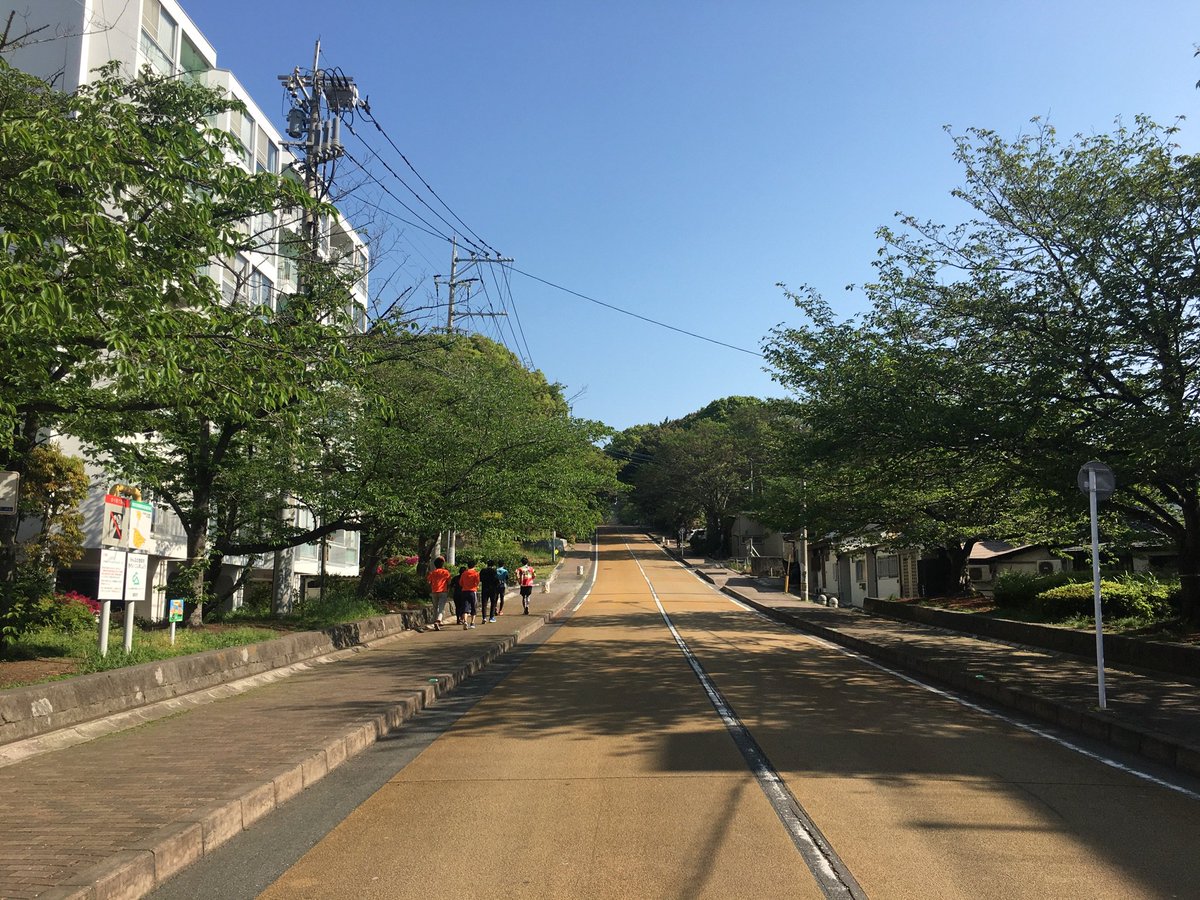 imajou's tweet photo. #rubykaigi5k ゴールしました！過酷な #rubykaigi  の翌日に20人も集まっていただき、ほんとありがとうございます。ぼくはスタッフ参加でしたが、みんなと走れて嬉しかった！主催の @yuki3738 さん、おつかれさまです。写真は大濠公園、西公園とネコ(ΦωΦ)ニャー!!!!! https://t.co/7AKmm2V9zL