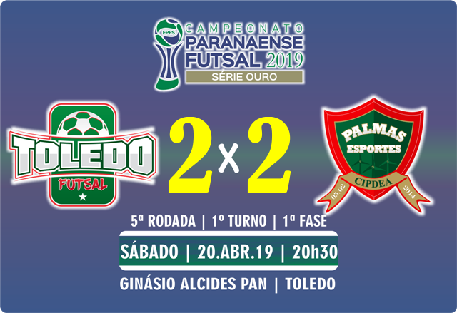 futsalparana's tweet photo. #SerieOuro2019
#ToledoFutsal ⚽️⚽️🆚⚽️⚽️#PalmasNet https://t.co/XVB7CmpVgk