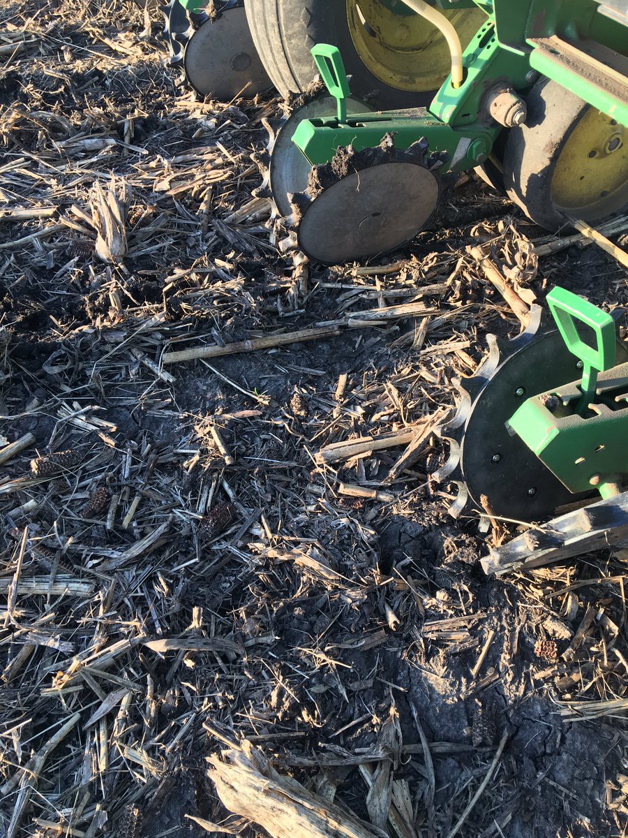 Sheriff_L_L's tweet photo. As Randy Dowdy says, βStop Hoping and Start Knowingβ. These Furrow Row Cruiser closing wheel inserts are $130/row. Small price to pay to βknowβ that you have 100% seed to soil contact. When I dig, I see no air pockets.
#Plant19 #FurrowRowCruisers #BecksPFR #CopperHeadAg https://t.co/qhQ8NEYtI9