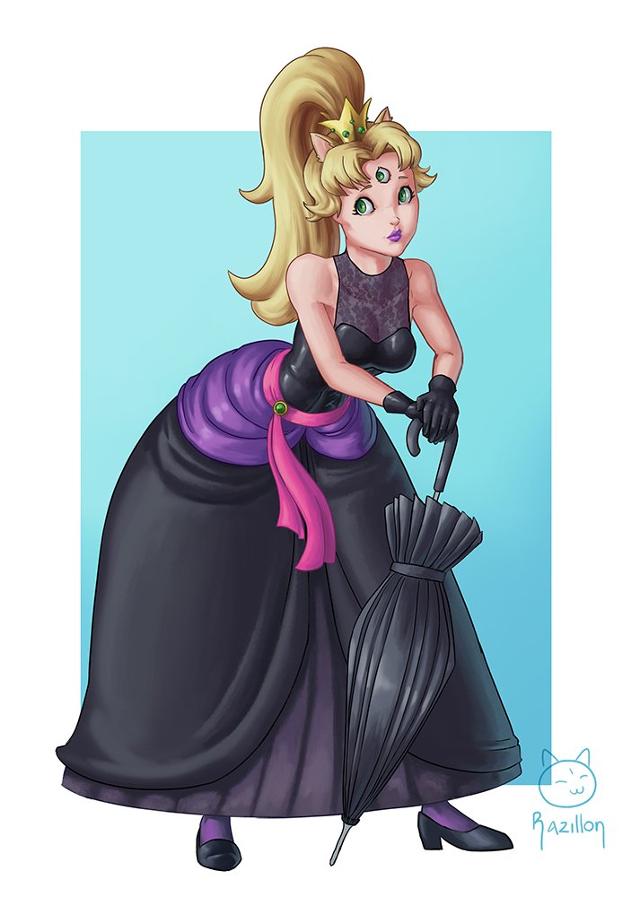 Razillon's tweet photo. Mi entrada para el #princessUPchallenge de @Karla_Futa_Art .Convertí a Mestédiale en la princesa de su propia casa, porque mantener un reino es demasiada responsabilidad para ella... puede que en realidad sólo esté parada detrás de un cartón. https://t.co/yaSjpgch6A