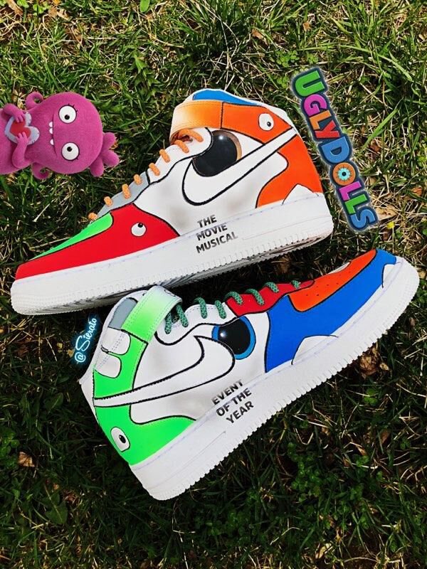 uglydolls's tweet photo. We’re obsessed with @sieratoclothing’s custom #UglyDollsMovie kicks for #UglyWeek! https://t.co/yDmOb3lJv9