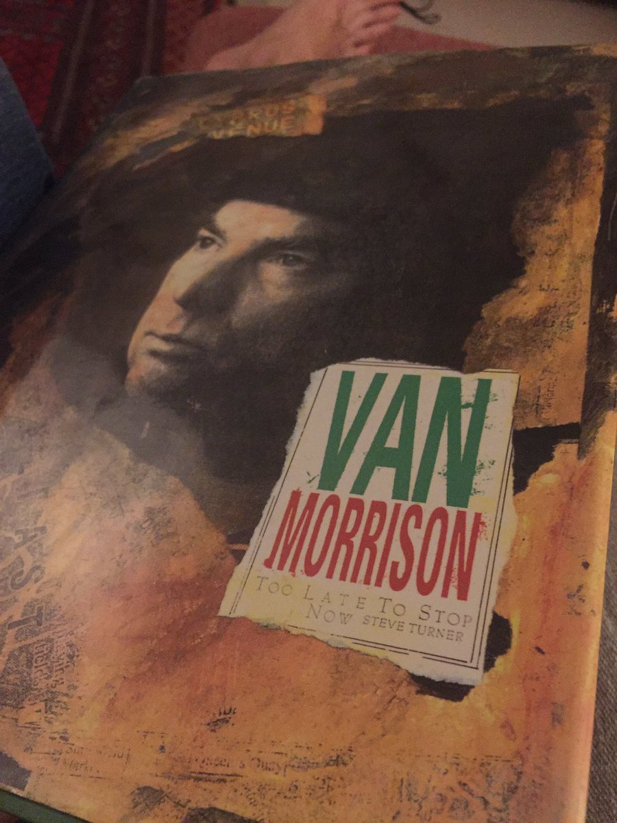 richbull's tweet photo. Slowly getting more & more drawn into the music of @vanmorrison . This biography by Steve Turner is illuminating & fantastic #toolatetostopnow https://t.co/PEX6efnhXM