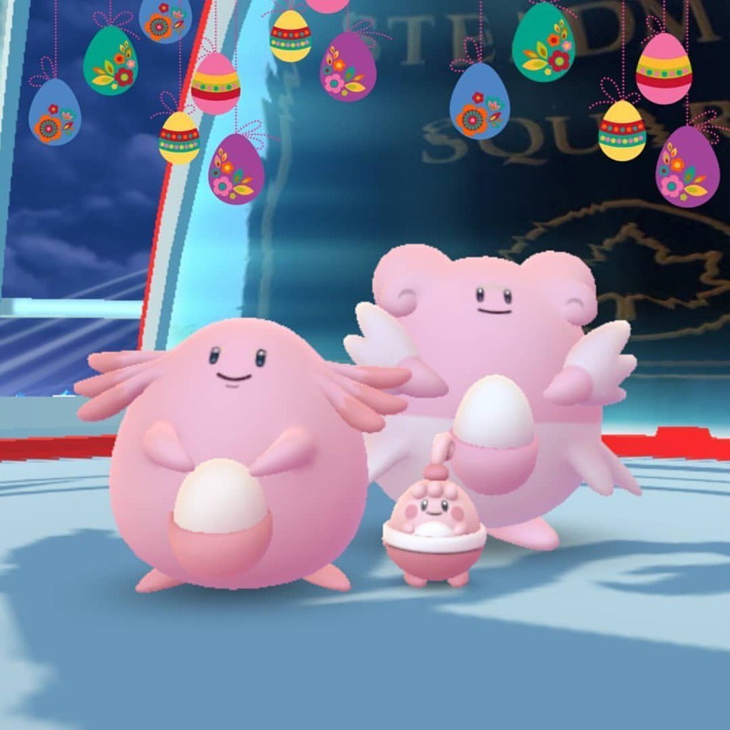 totalmonsense's tweet photo. #chansey #blissey & #happiny celebrate Easter. 🐣
#evolutiontheme #familytheme #colortheme #pinktheme #easter #seasonaltheme #eastertheme #eggtheme #pokemongo #themegym #teamvalor
https://t.co/k2YHXvhvbY https://t.co/F8pzEiegqR