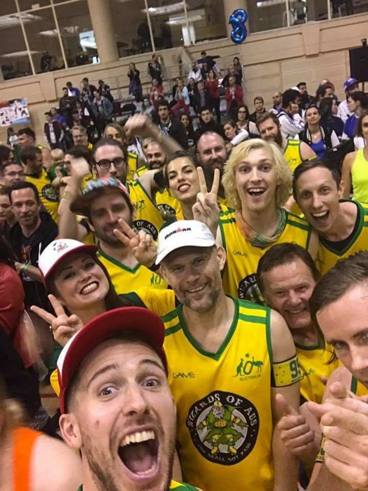 #MRDWC2018 💚💛 Barcelona. #rollerderby #wizardsofaus
