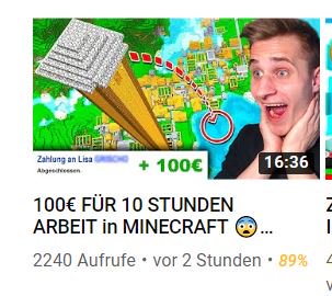 Mindestlohn für Minecraft spielen 🤔

Ja oder nein?! 🙈