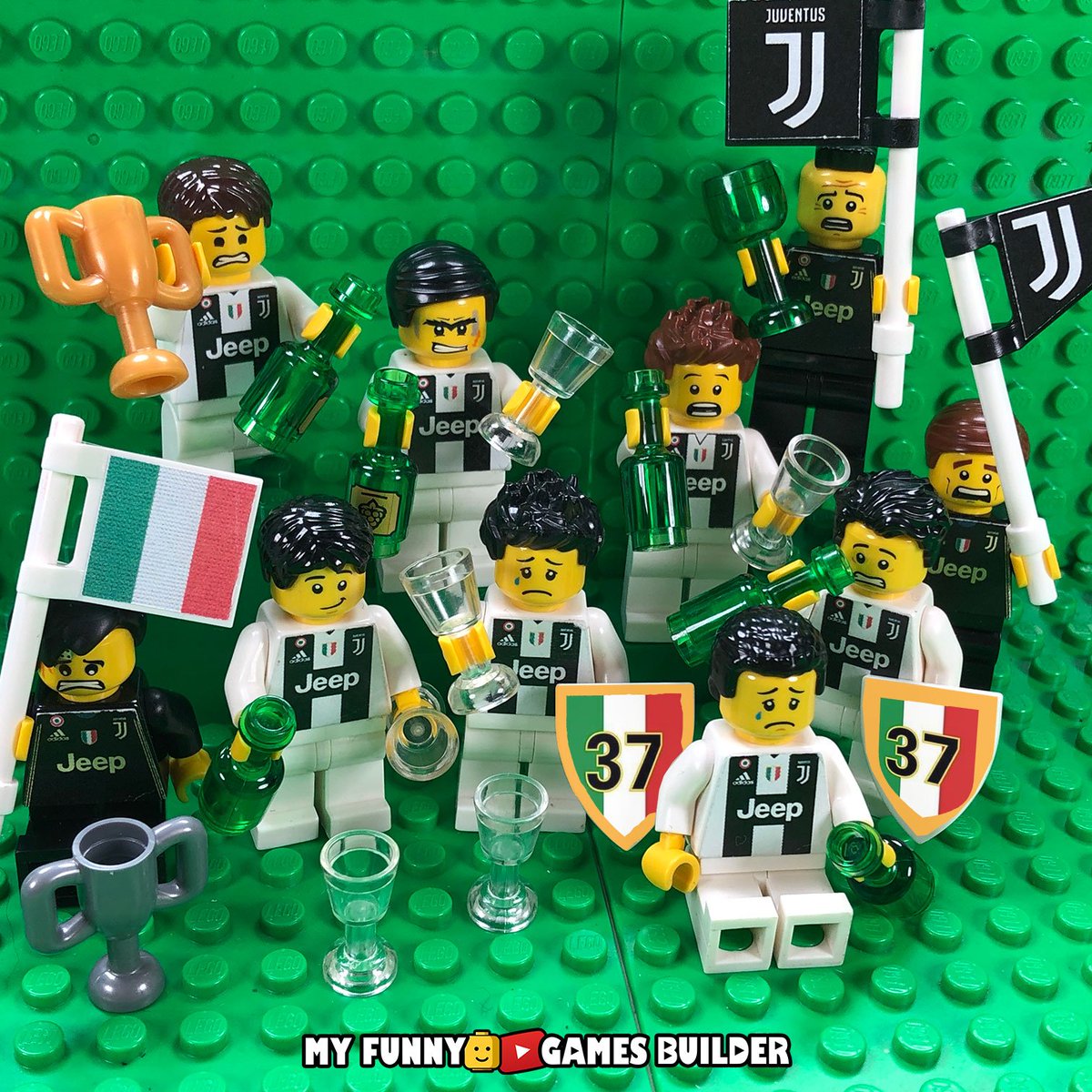 My Funny Games Builder on X: Big Congratulations to #Juventus for winning  the Italian #SeriaA championship by @LegoFootball !  #Ronaldo and #Juve  wins 8th Straight Title!!! #W8NDERFUL #campioneditalia #LEGO  #MyFunnyGamesBuilder