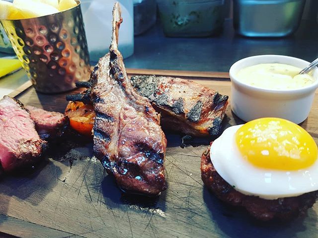 Another night another great dish @deanesmeatlocker . Lamb mixed grill with tomato, egg, chips and bearnaise. Hard to beat on  this Easter Saturday! #springlamb #meatlocker #irishlamb #belfastfood #lovedeanes #asadorgrill bit.ly/2Dn9GiM