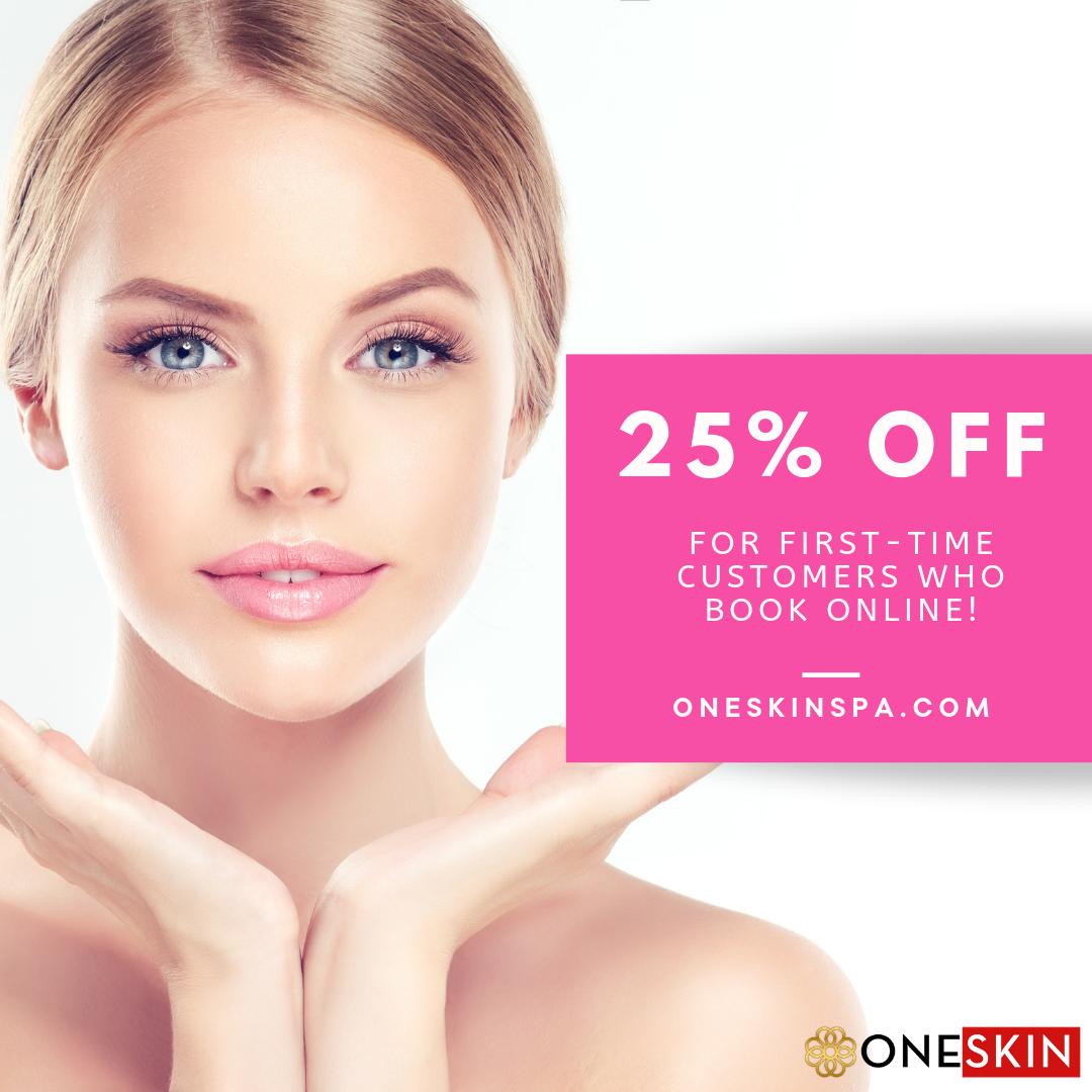 OneSkinSpa1's tweet image. We are giving 20% off to all of our #firsttimecustomers. And that's not all! You can get an extra 5% off if you #bookonline. Can't wait to see you all on #openingday! Book now. #OneSkinSpa bit.ly/2vdLuuq