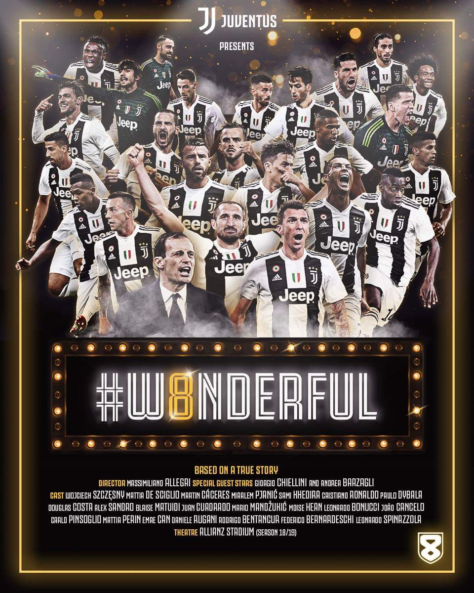 Campioni d’Italia 🇮🇹🏆 #w8nderful #forzajuve #finoallafine #champions