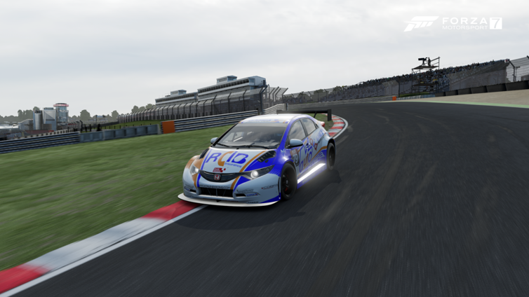 STR_Media's tweet photo. Great night's racing in the @ApexOnForza  touring car meeting at Brands Indy. Rutherford managed to bag three 4th place finishes in lobby D. In his debut with the AmD Tuning Civic https://t.co/aqxobsYVPl