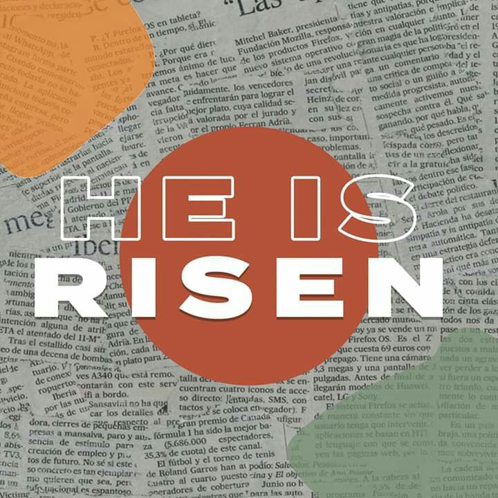 thefsmyouth's tweet photo. HE IS RISEN! 
Happy Easter, everyone! 

#FSMYouth
#LOJYouthAlabang https://t.co/43egXTWtnS