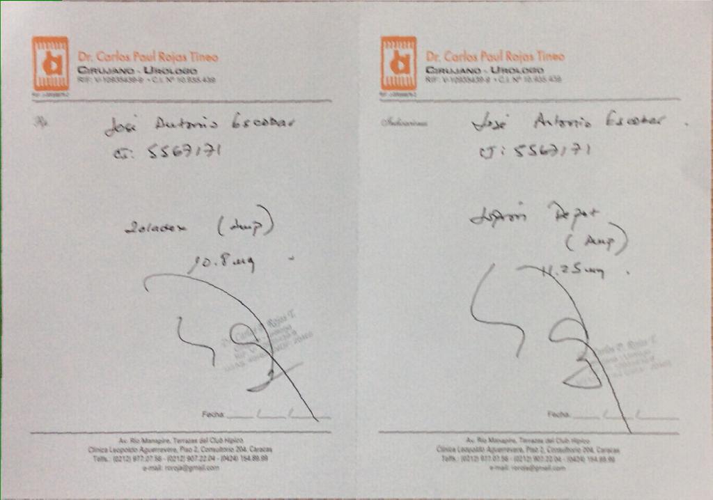 MamaLisVzla's tweet image. #ServicioPúblico Para un amigo que está luchando contra Cáncer de Próstata, estoy buscando SOLADEX 10,8,Mgs. y Lupron Depot 11,25 mgs. en donación ya que no tiene cómo comprar. Quien pueda apoyar contactarlo por  04241747656 y 04143362050 Tony #LuchaContraElCancer