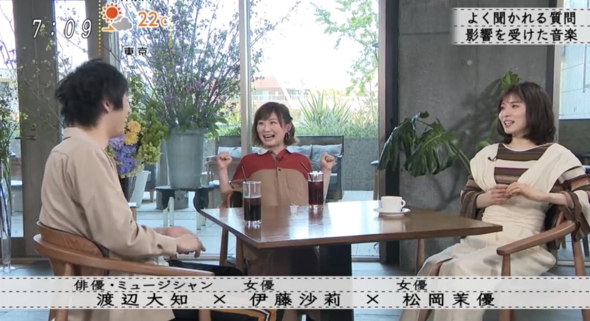 前川ヤスタカ 松岡茉優も伊藤沙莉も バラエティやトーク番組で そういう番組にでてる人 を演じてしまう女優さんなので 今日の ボクらの時代 でも 女優スイッチ入ってるなあと感じる場面が多々あった 良いとか悪いとかではなく たぶん癖のようなもの