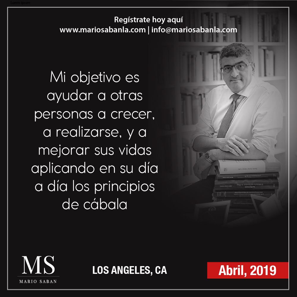 Regístrate Hoy - Asientos Limitados
mariosabanla.com/eventos/

O ven el 27 y 28 de Abril 2019, a esta dirección en el día de los seminarios:

Pierce College - Great Hall
6201 Winnetka Ave
Woodland Hills, CA 91371