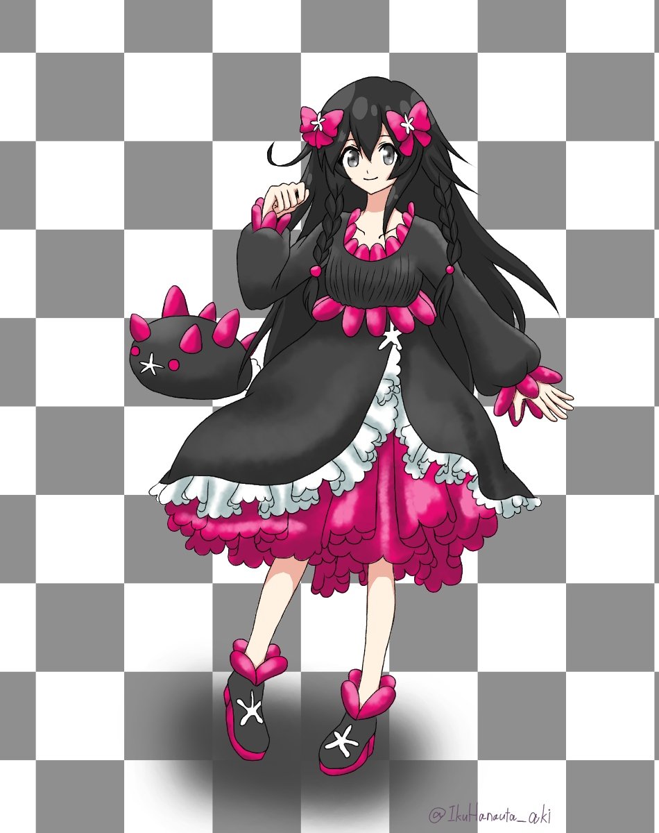 プラム ポケモン実況の民 Sur Twitter わぁ とっても可愛いです アキさんありがとうございます٩ ۶ 背景のタイル柄やフリルの描き方にリスペクトを感じて嬉しいです W ナマコブシもかわいいです 素敵なイラストありがとうございます