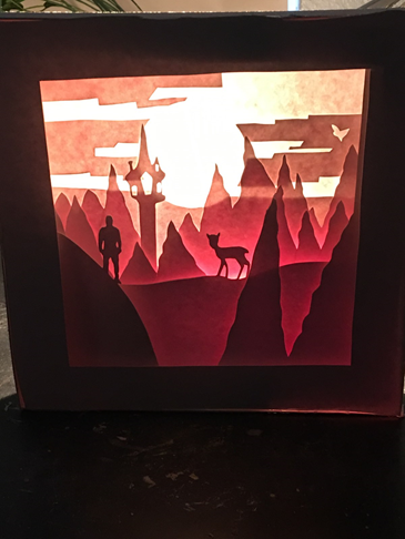 AprilVore's tweet photo. Here are some of the shadowboxes from the last lesson in my unit. The students really enjoyed the process of creating this project and it was so much fun watching them use their creativity and problem-solving skills! So happy with how they turned out! #CIMT400 https://t.co/MRw1Mn6rjH