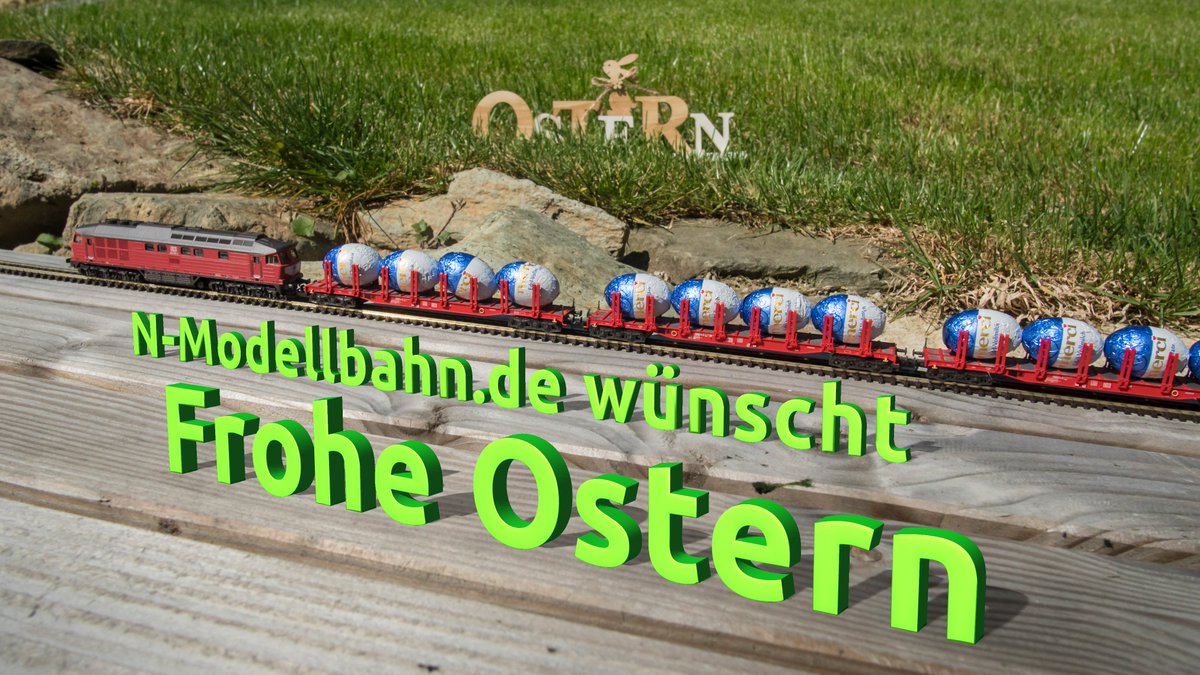 NModellbahn's tweet photo. Ein fröhliches Osterfest
und merci für an alle unsere Follower für eure Treue und euer Interesse :)
#moba #spurn #NModellbahn #merci #Ostern2019 https://t.co/vJ2oC0Fna8