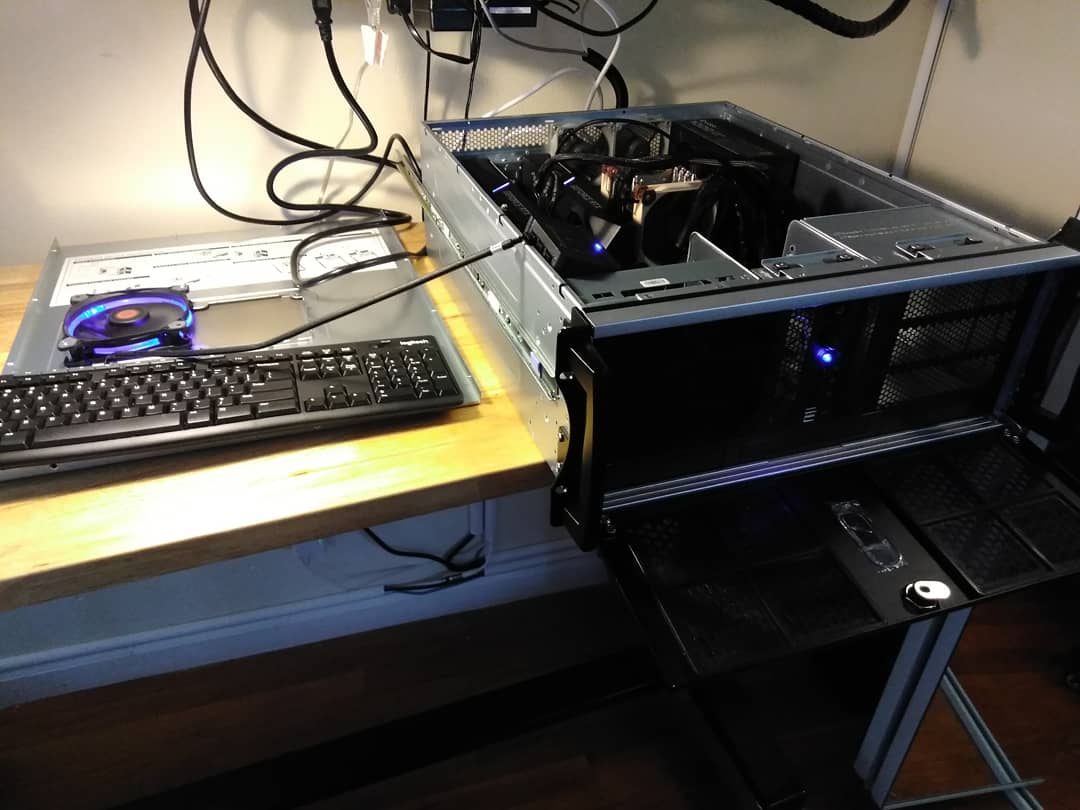 TitanKingMedia's tweet photo. And we have P.O.S.T!
The Render Server/Node lives! Now time for software!
#pcbuild #pcmasterrace #itbuild #threadripper #nvidia #rtx #vray #itoosoft #adobemediaencoder #adobepremiere #3drendering #renderserver #rendernode #renderfarm #3danimation #indiedev #3dmodeling #3dart https://t.co/RYLOxQb40r