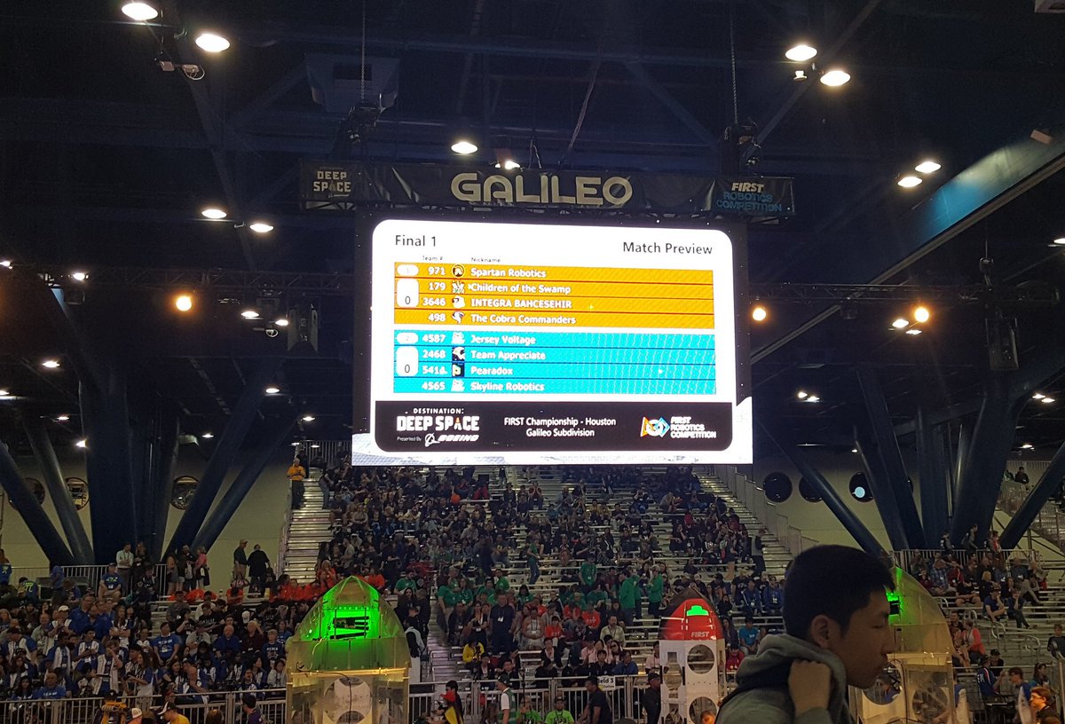 Had a great time while we were at the Einstein Field together with our alliance partners- #team179 , <a href="/team971/">Spartan Robotics</a> , <a href="/frcteam498/">The Cobra Commanders</a> ! Such an amazing honour for our team &amp; robot to represent Turkey for the first time in history at the finals. Thank ya'll for being awesome partners!