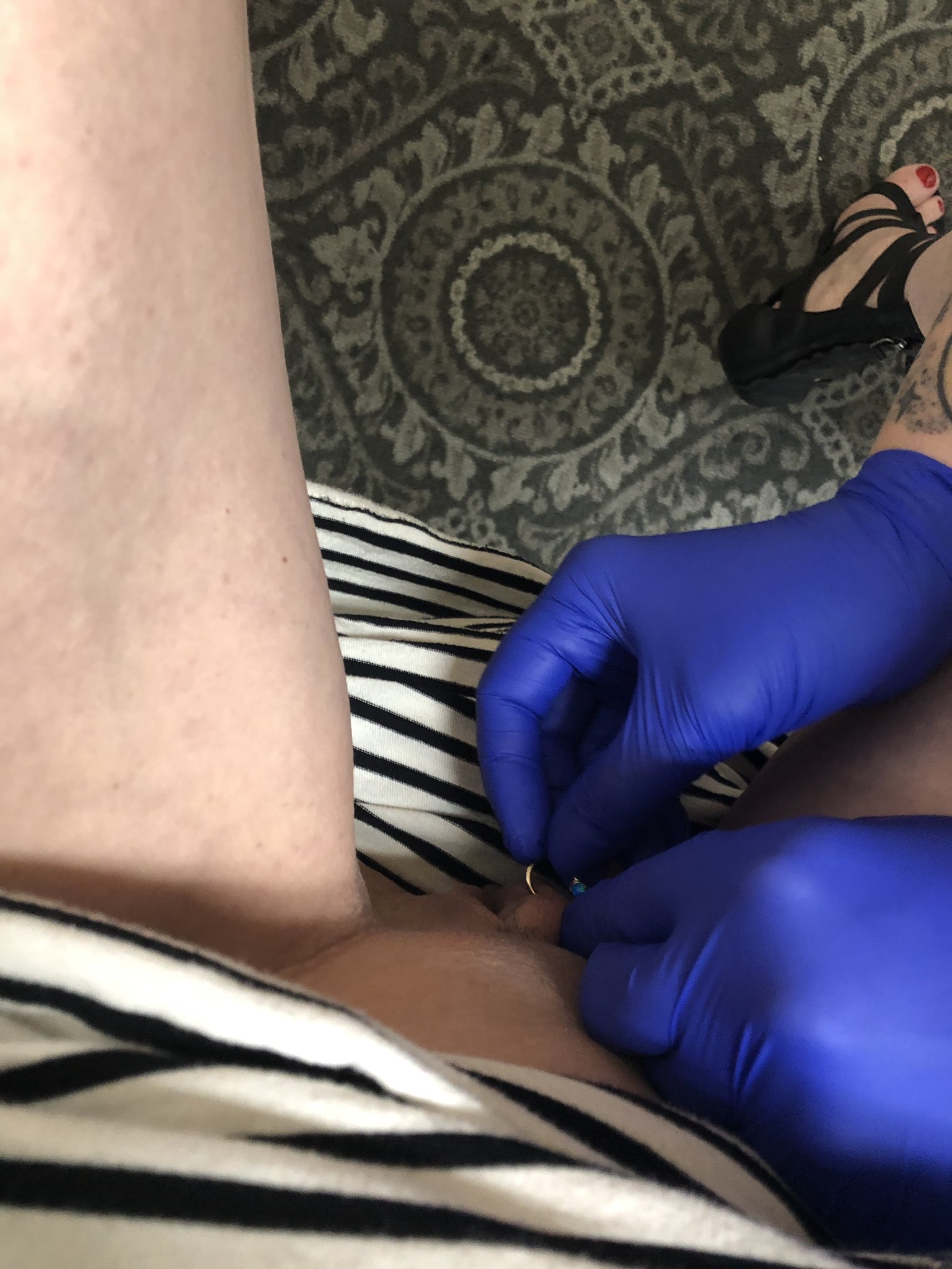 1 pic. OK new pussy piercing done!! 🥰 #BigClitTightSlit #OneTrueTatoo thank you Kimberly! https://t.co/nHYLZdf5Cp