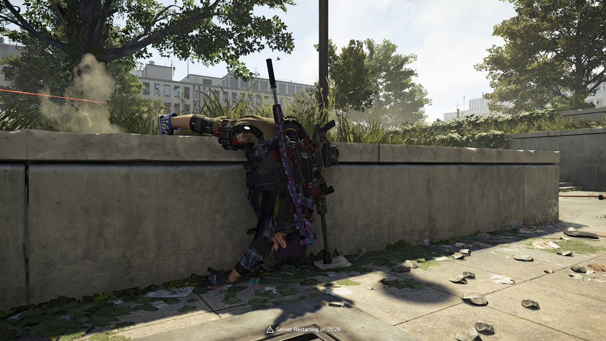 RedD3vil08's tweet photo. When your teammate just cant DZ anymore, and you just cant handle your spice cause your not a hyena @ozgeek77 #divisionagentproblems #thecleanlife #noob #TheDivision2 #HGG https://t.co/je2cgIeaN9
