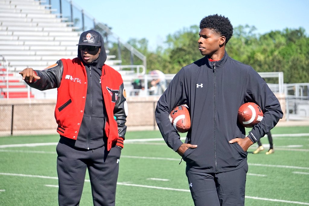 DeionSanders's tweet image. @ShedeurSanders Son you've got to have balls to go where they hadn't been and have the audacity to say what they really want to say. #thinkaboutthat #Truth #CoachPrime @omarjahwar #PrimeTruth @UAFootball @DemetricDWarren