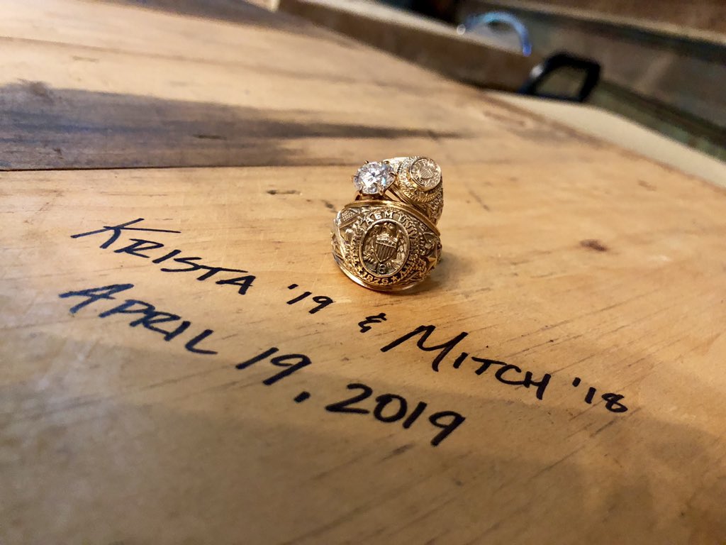 mitch_scarmardo's tweet photo. She’s glad she doesn’t have to dunk this one 💍 #Whoop @TAMU @AggieNetwork https://t.co/mrIew3gH2n