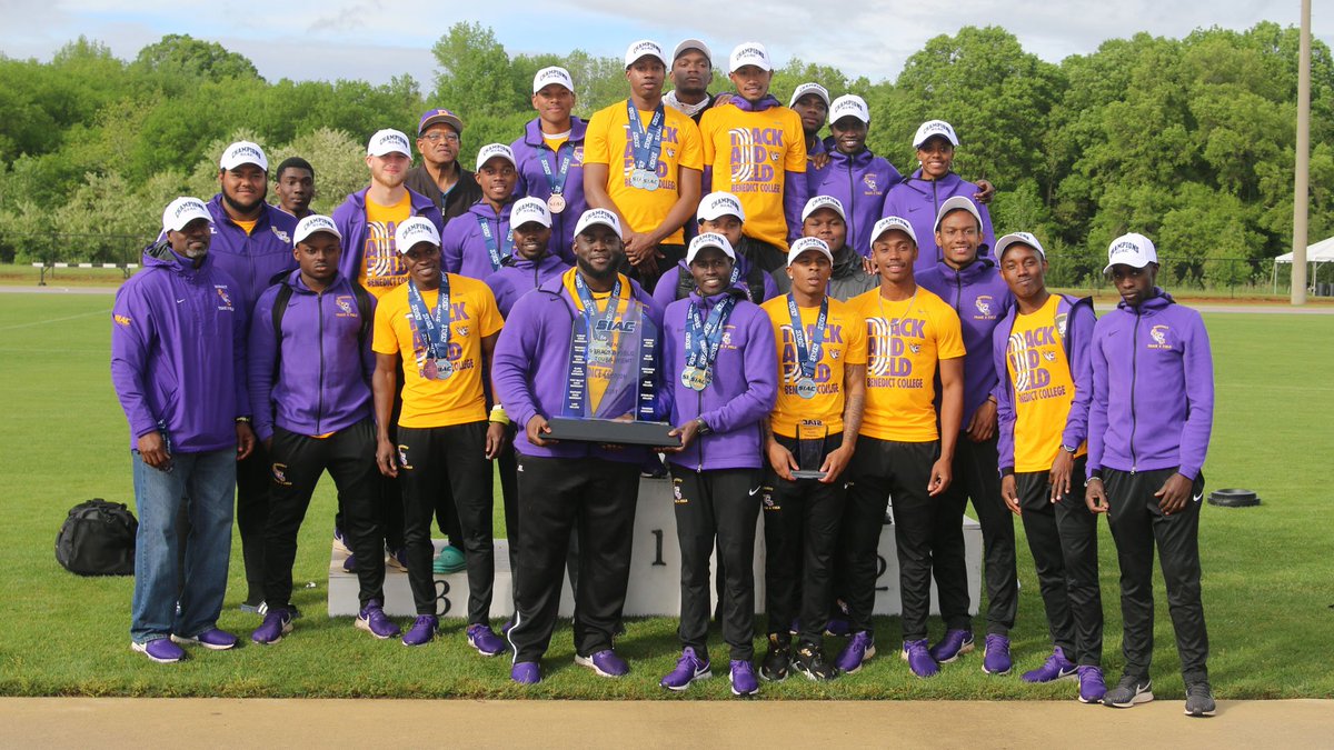 benedict_tigers's tweet photo. 2019 #TheSIAC Men's Track &amp; Field Champions. #TheBestofBC #AChampWillRise #WePlayHard #BCBCYouKnow https://t.co/Hp1FowoQU3