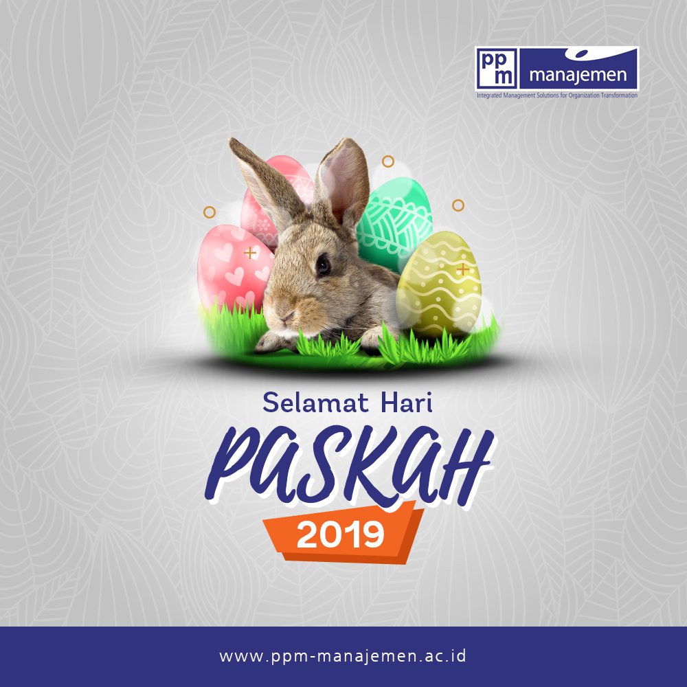 Selamat Paskah #sobatppm 

Damai kita sepanjang jalan, sejahtera selalu

#paskah2019 #selamatpaskah2019 #ppmmanajemen