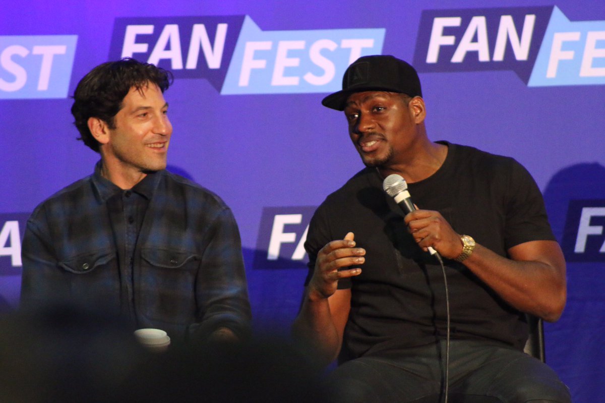 These two ⭐️⭐️ #ThePunisher #WSCChicago #hvff #twd #jonbernthal #jasonrmoore