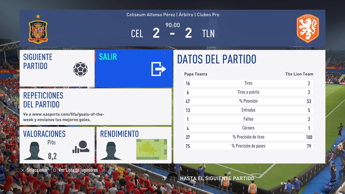 XPituuu's tweet photo. Pues muchas gracias EA Sports https://t.co/YPLKnhQ4lN