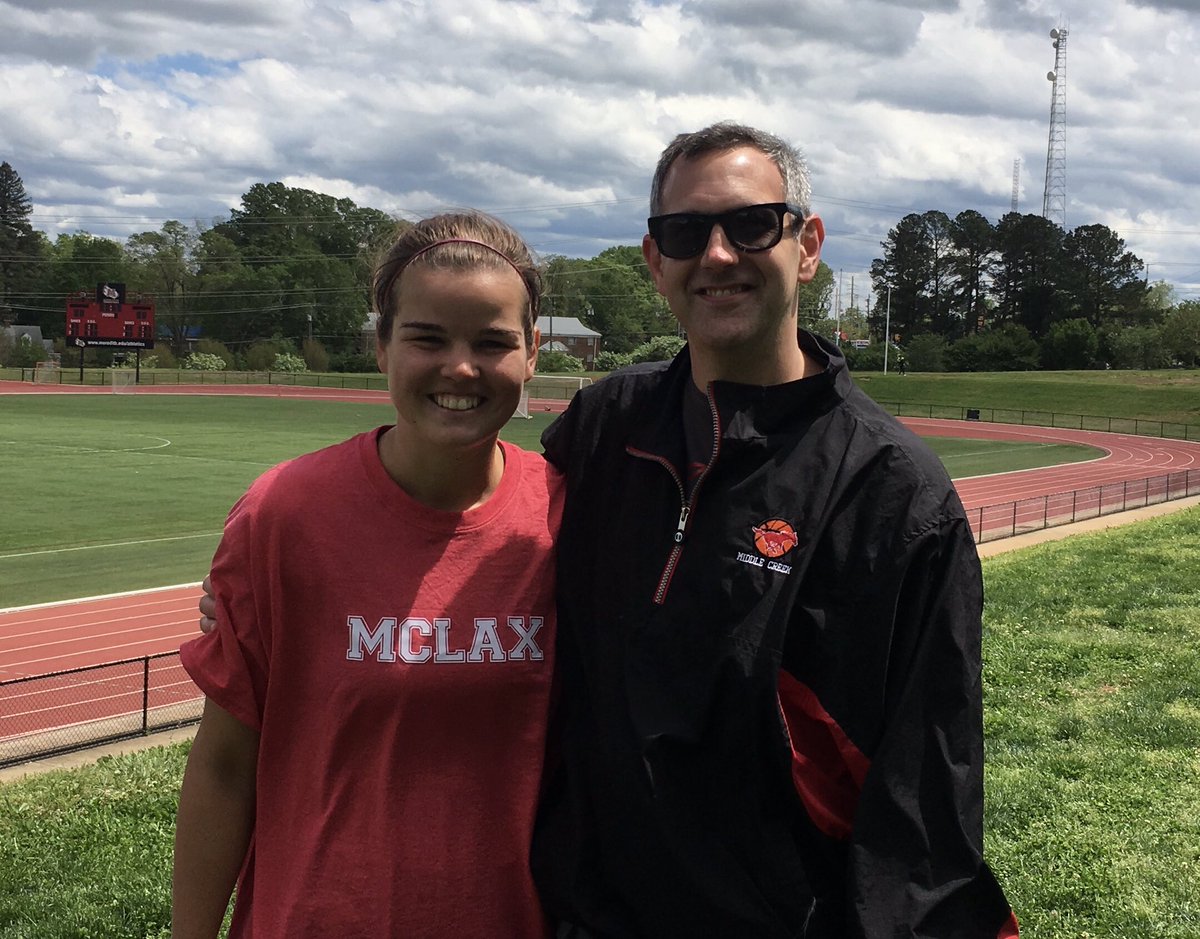 Honored to have been able to attend Senior Day for Meredith LAX to see former Mustang Holly Hite, the first All American in Meredith College history in action! #MustangFamily