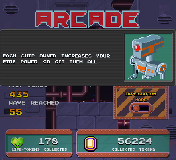 sotano42's tweet photo. #ArcadeTip of the day...
For every ship you buy at the store, your damage will be permanently increased
Coming live this April 30th, on Google Play 🎉🤩
#ArcadeDefender #indiedev #gamedev #pixelart #construct3 https://t.co/bAoRtv99AA