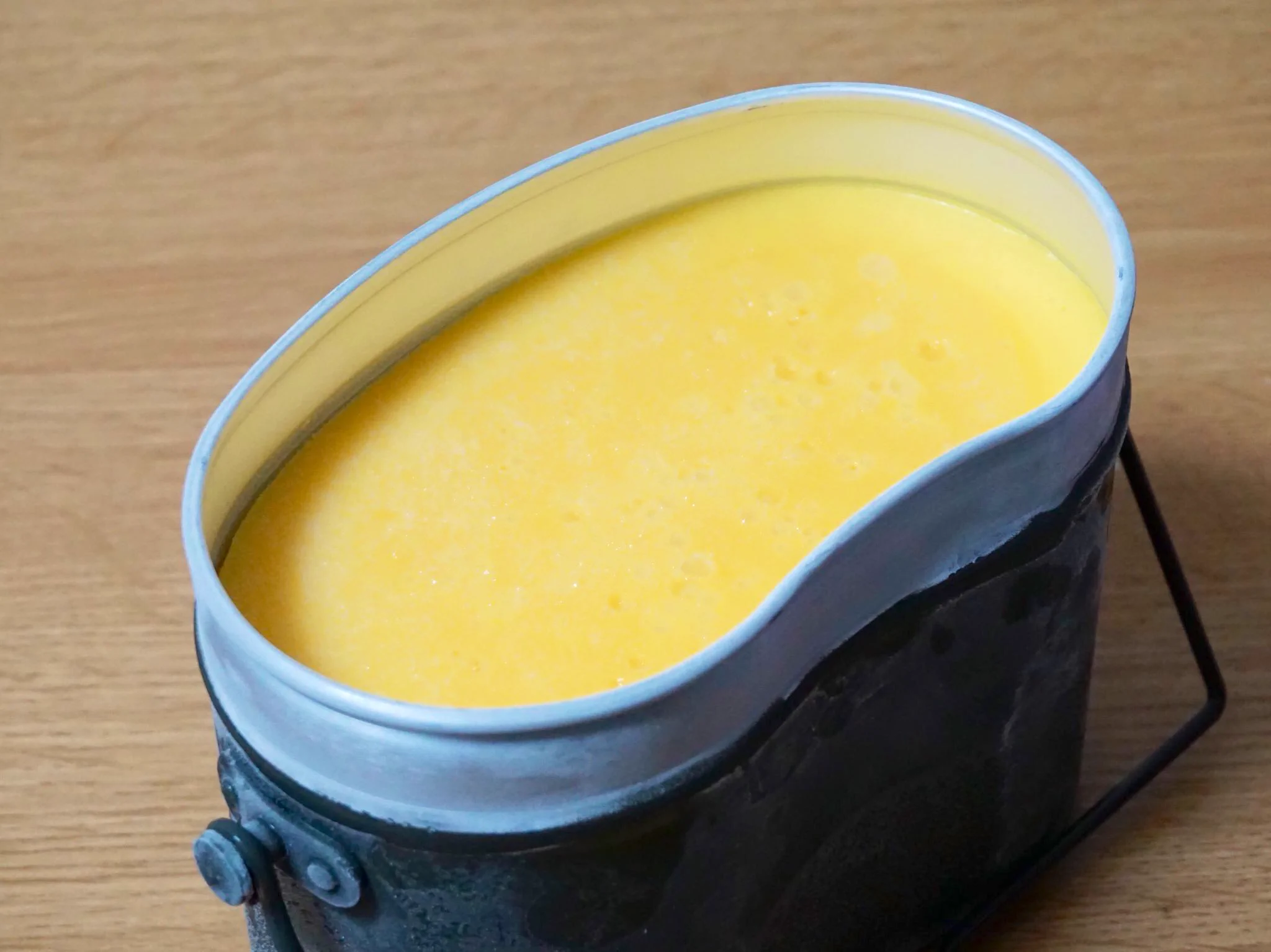 バケツプリンならぬ飯ごうプリン！！１つで１０人前！！