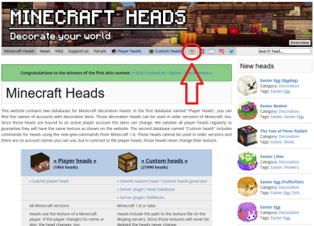 LordRazen's tweet photo. We wish you #HappyEaster -π°π°π° And check out the new "Hall of Fame" - the future place for all the winners of skin contests! π
https://t.co/XT6cYSmN3g
#Minecraft #decoration #skins #customheads https://t.co/hMcgi8puSB