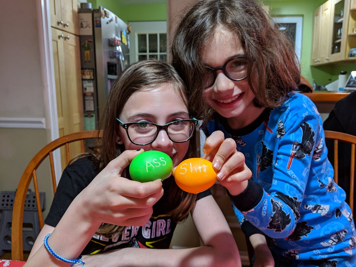 postArgus's tweet photo. I'm raising these kids right and won't hear anything to the contrary.
#EasterEggs #AssShit https://t.co/n4m9tefnyW