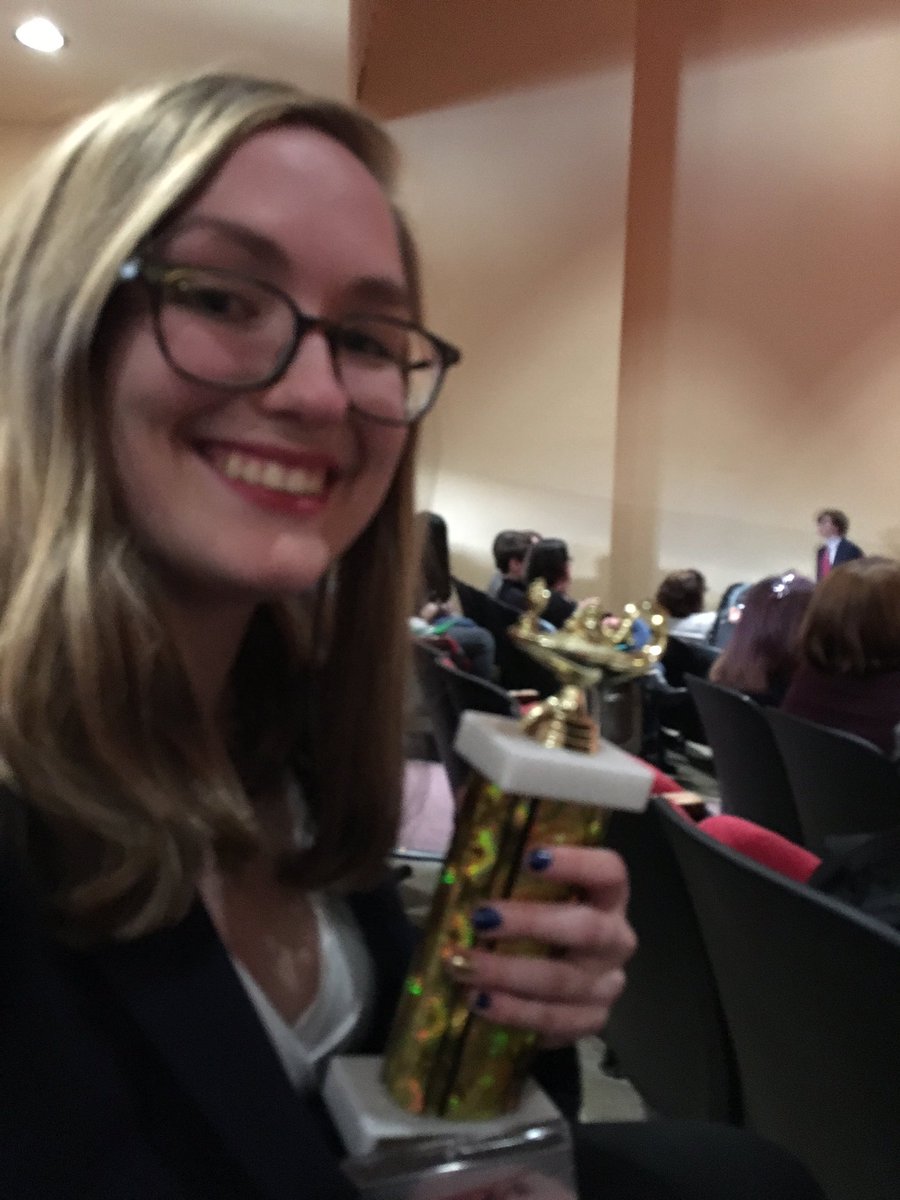 Congratulations to Lindsey who won FIRST overall in Varsity Lincoln-Douglas debate at States today! <a target='_blank' href='https://t.co/vtOWqSbV4z'>https://t.co/vtOWqSbV4z</a>