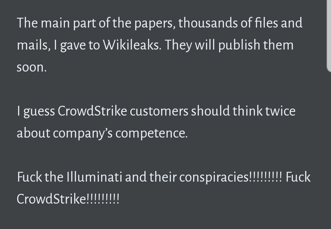 Here& #39;s Guccifer 2.0& #39;s WordPress blogpost from 6/15/16 that& #39;s still up and on the web (?!) https://guccifer2.wordpress.com/2016/06/1...