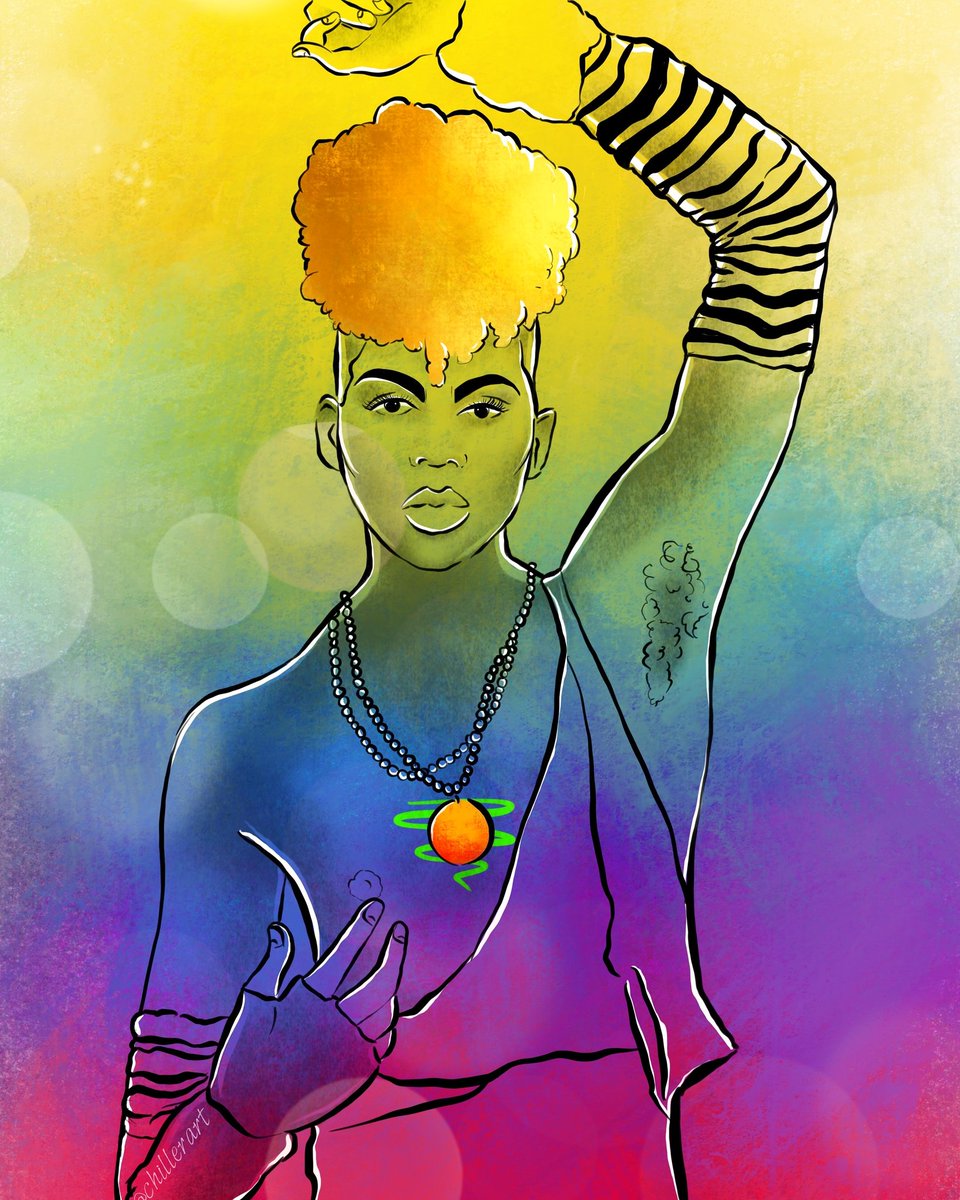 chillerart's tweet photo. I'm so lucky to be alive in a time that the past has paved the way for my rights and my freedoms. I'm grateful. I'm blessed and I'm free.

Here is one of my icons @rupaulofficial

#lgbtq #queerart #rupaul #dragqueen #drawing #420day #drawing #illustration https://t.co/8T5dwkiPDx