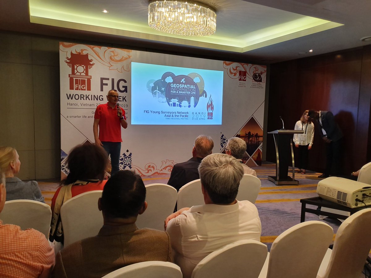 ako_si_rhealyn's tweet photo. #3YSAPM #FIG2019 @fig_young The #FIGYSN 3rd Regional Meeting kicks off today with FIG President Rudolf Staiger giving his welcome message. https://t.co/3QQispBOy7