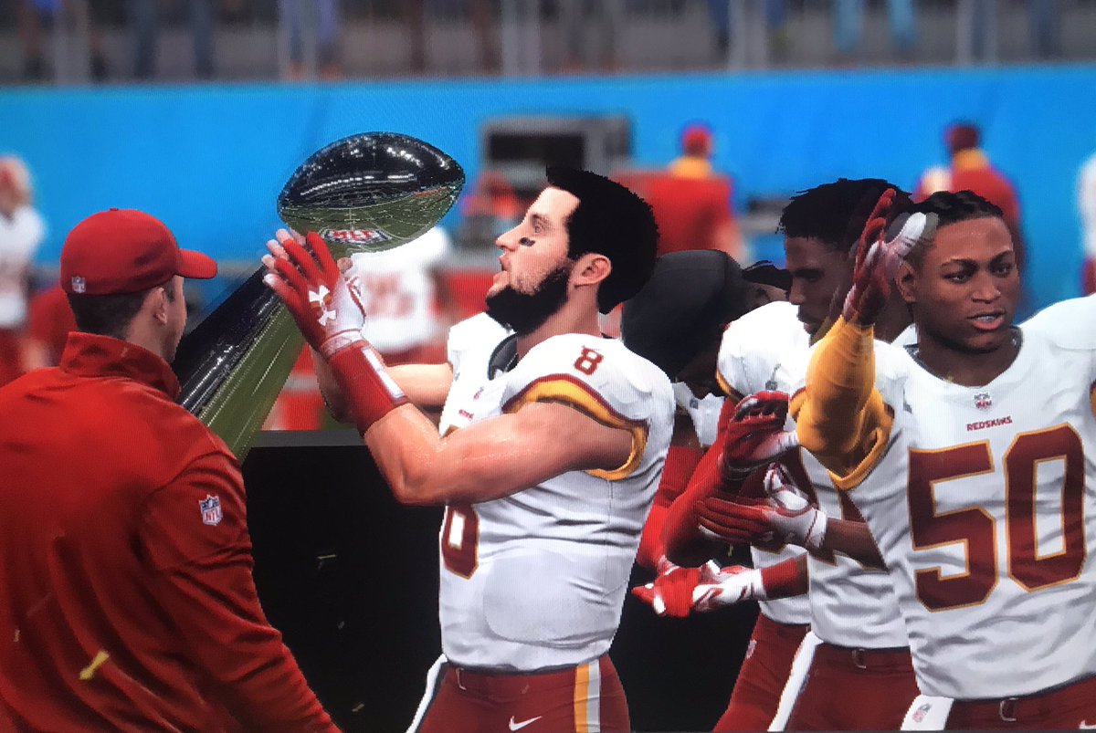 DML_GBPackers's tweet photo. Redskins are your 2023 BML SB CHAMPIONS!!! They took down the Colts 20-17!! Adam Rosas nailed a 58, repeat 58, yard FG as time expired with the pressure on his back!!! DC is gonna be lit tonight!!! #SkinsBeBallin #SBchamps @da_blueprint19 https://t.co/HUoNKaTSPz