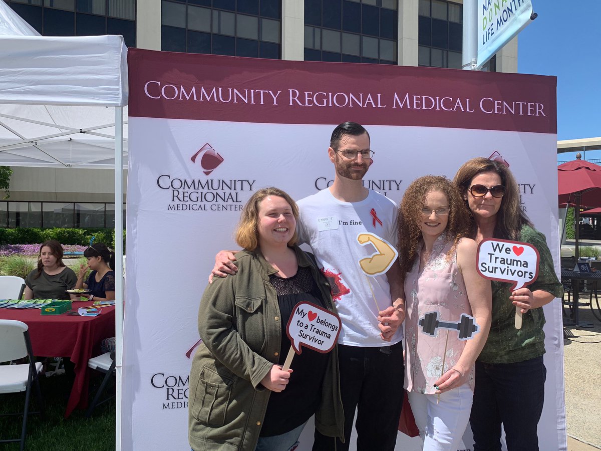 UCSFFresno's tweet photo. @CommunityMed and UCSF Fresno’s @FresnoTrauma celebrated trauma survivors today at #CRMC #ucsffresno #fresno #level1trauma #levelonetraumacenter #weareyourucsffresno #traumasurvivors https://t.co/FJnLP6wPU8